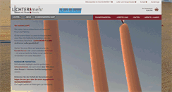 Desktop Screenshot of lichtermehr.de
